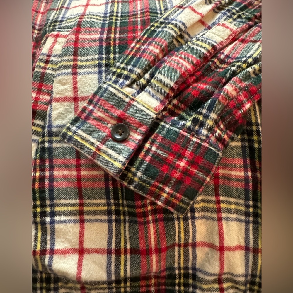 L.L. Bean | Tartan Scotch Plaid Flannel | Small - Picture 14 of 15